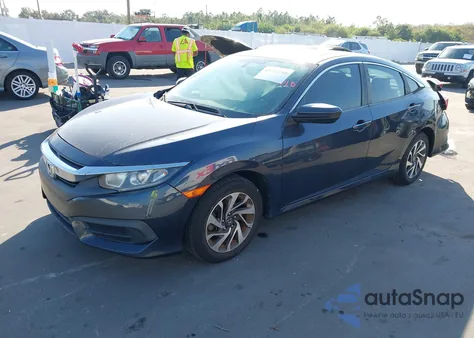 2017 Honda Civic Ex из США, поврежденный, VIN 19XFC2F70HE049669